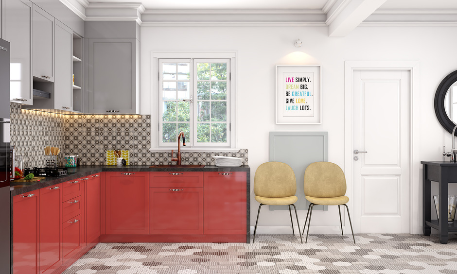 Modern kitchen window design offers scenic views that elevate your cooking experience