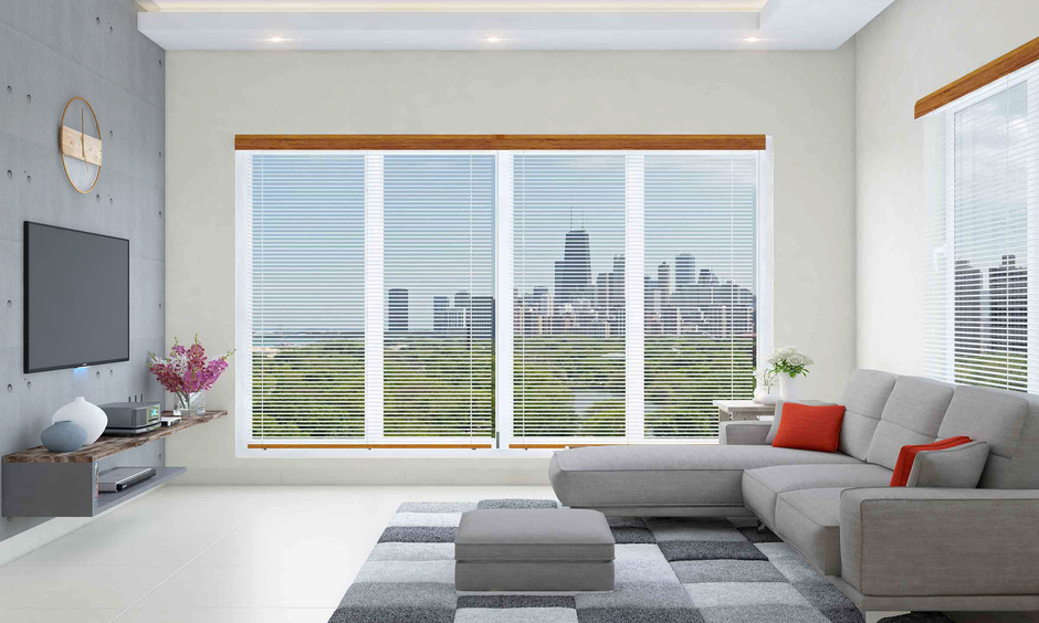 Open concept interior design to make the room look larger