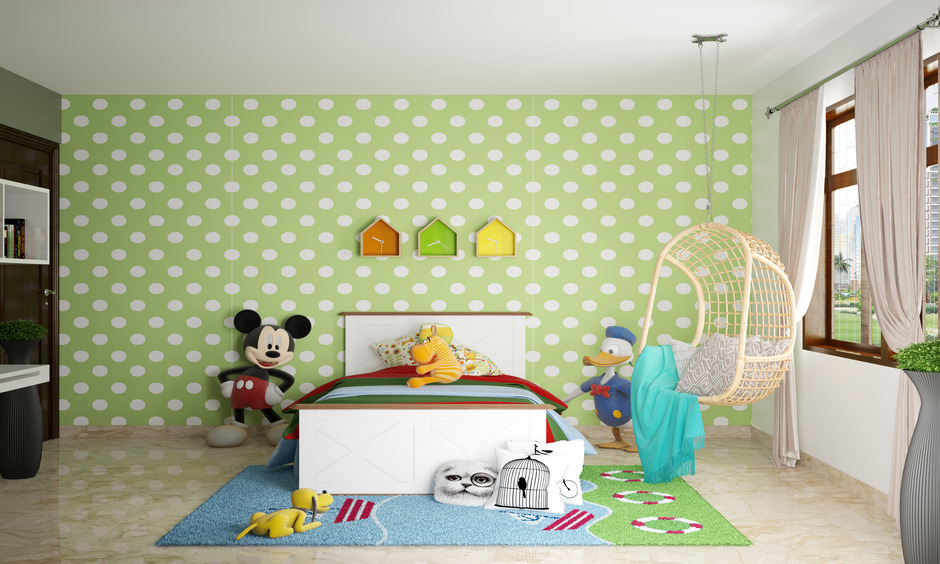 Whimsical kids hanging chair will make spending time in their room a joy