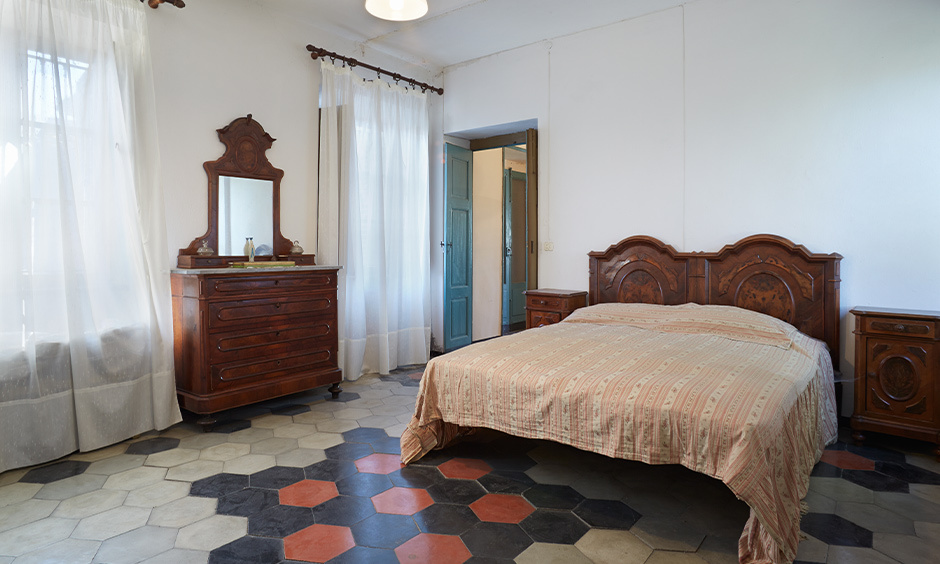 Digital glazed vitrified tiles for a glossy finish for the bedroom