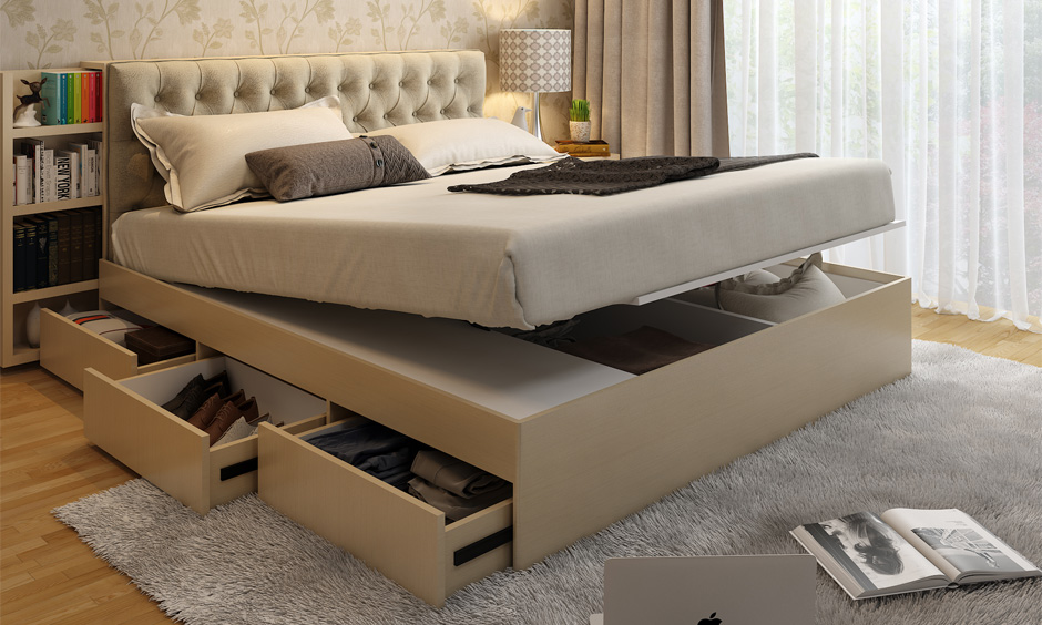 Bedroom storage units for a smart and clean look