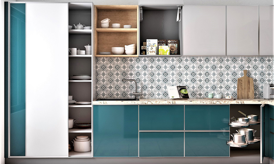 Crockery storage unit for delicate pieces which is smart and space-saving