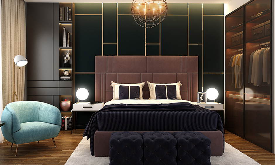 LED panel design for small bedroom, which is customised to create the right vibes