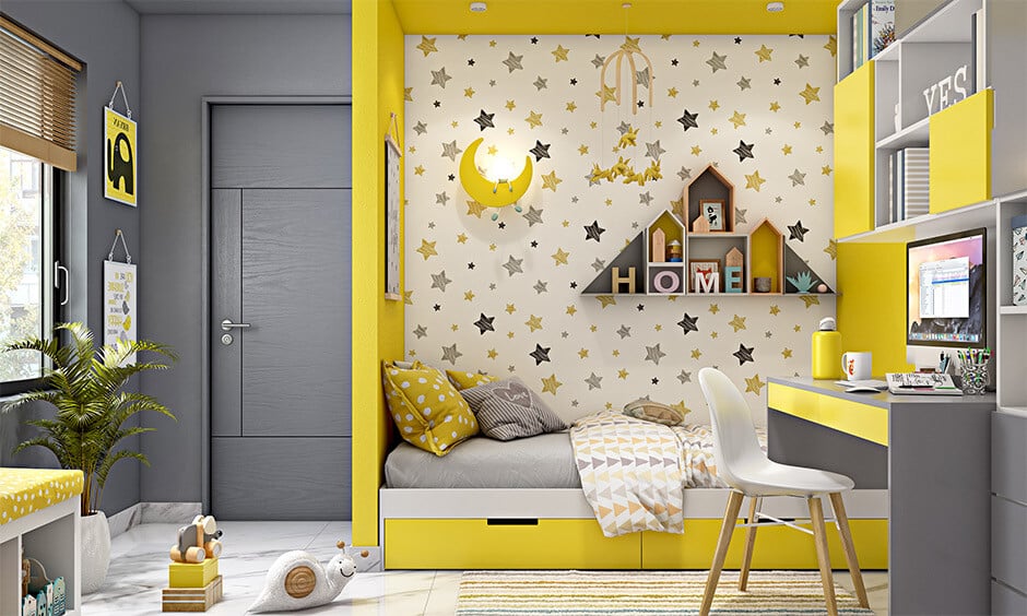 Small storage units for kid’s space which are vibrant and creative