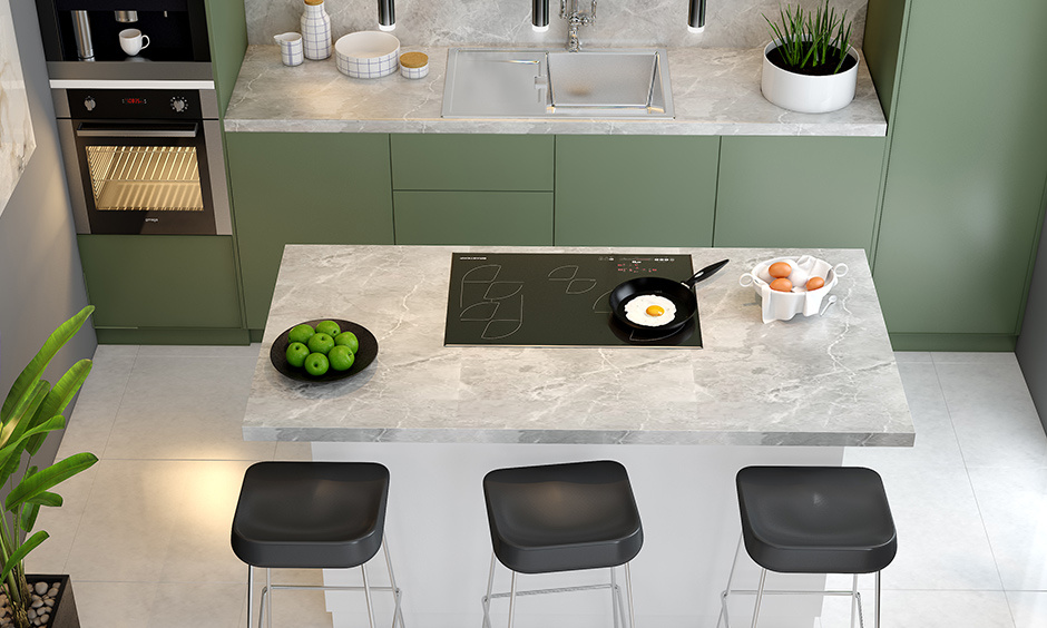 Kitchen marble slab design serves as an ideal canvas for culinary endeavours