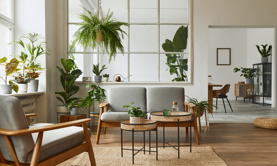 Tea table design in Scandinavian style to add a sense of comfort to the space
