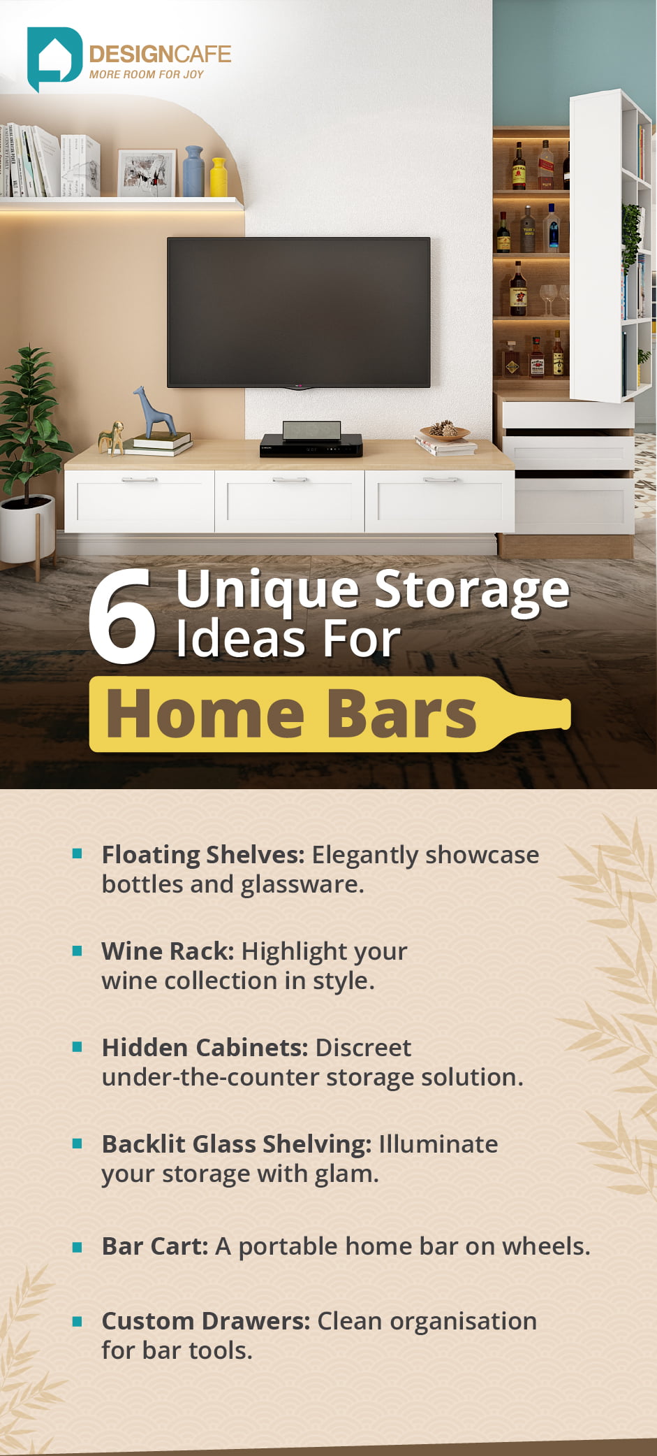 Home bars with storage ideas