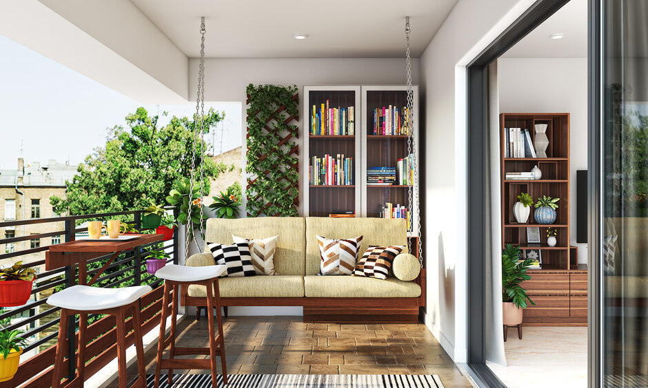 Home decor trends which have a jhula inside the house symbolising nostalgia