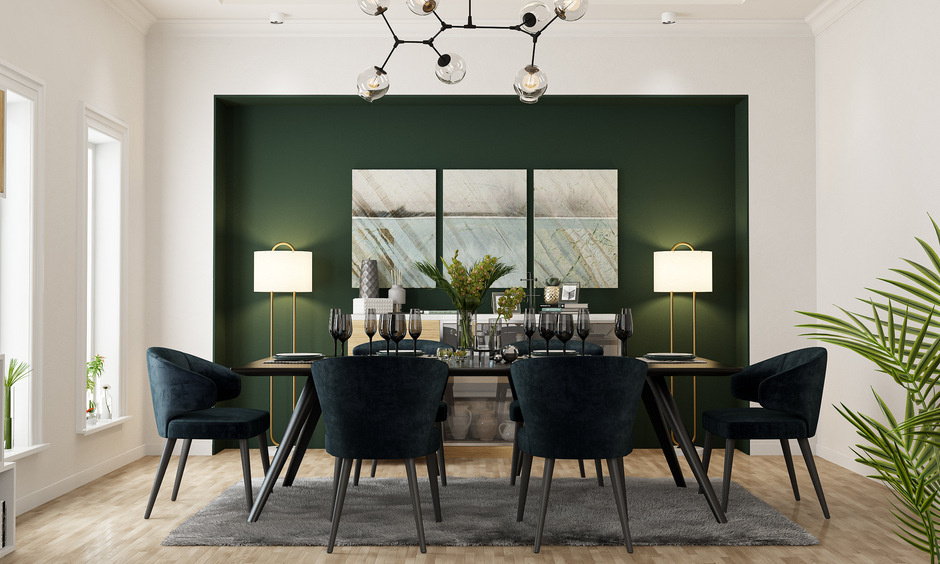 Interior design trends 2024, which uses plastic paints