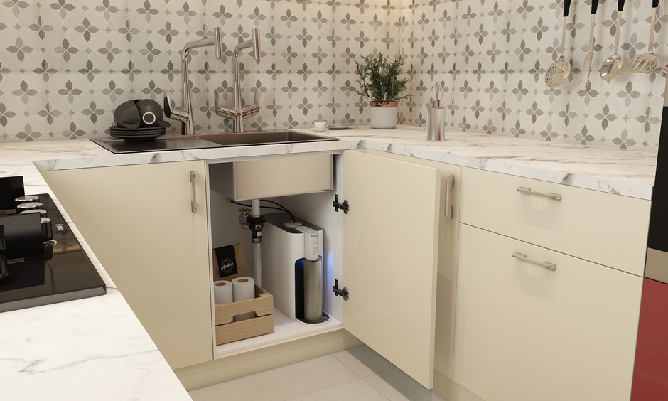 Under-sink unit latest trends in kitchen cupboards for purifiers and ensures clutter-free walls