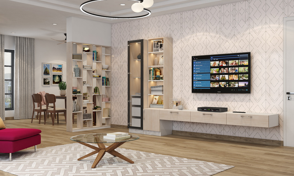 Living room design trends now prioritise space-saving furniture, natural lighting, and clever arrangements with airy windows