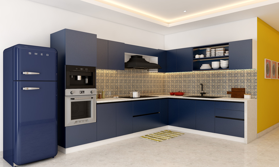 Elegant luxury kitchen colour palettes with bold shades like deep charcoal and navy create a stunning design impact.