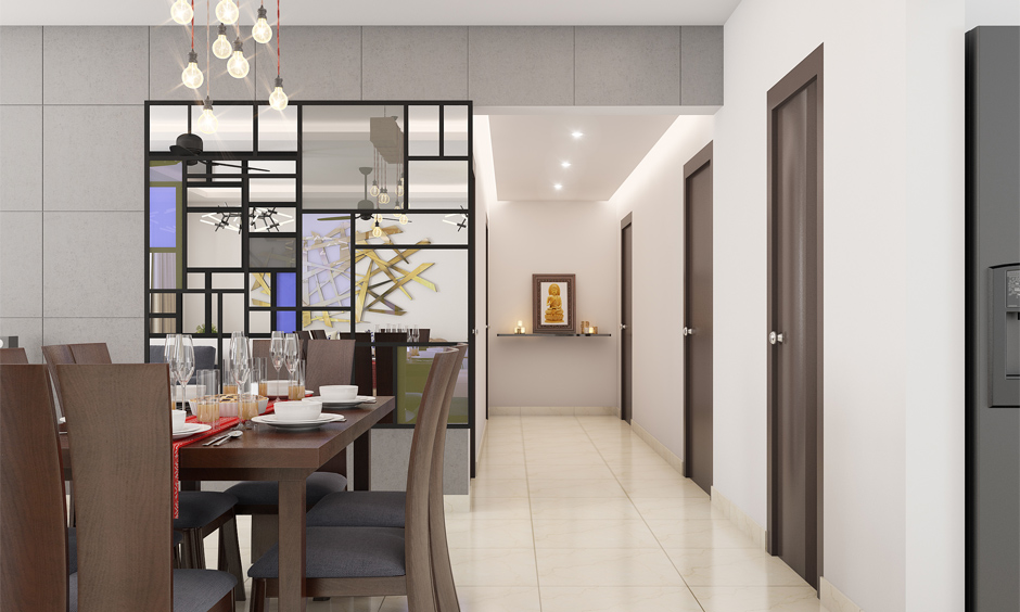 Frosted glass is the best type of glass material and adds a touch of privacy