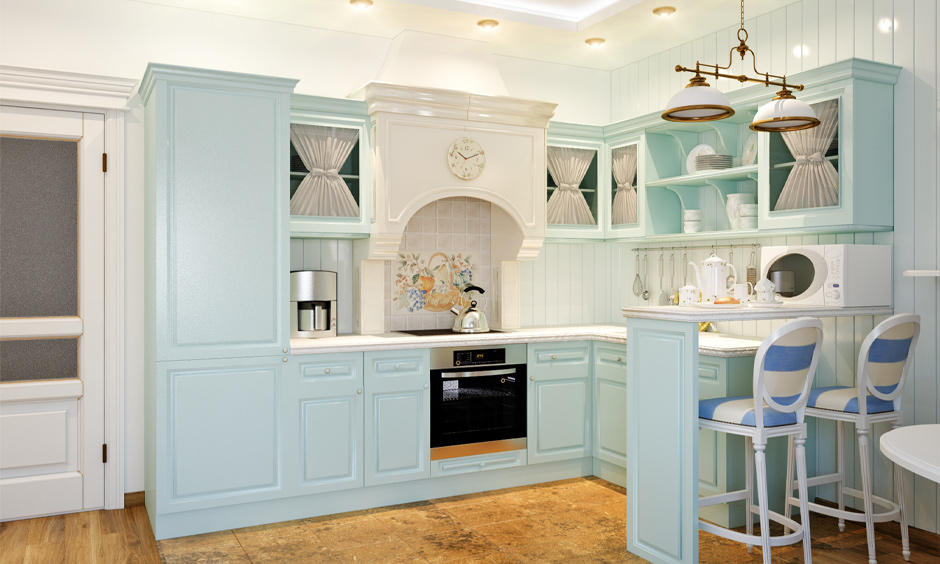 Low-budget kitchen designs with vinyl flooring for an elegant look