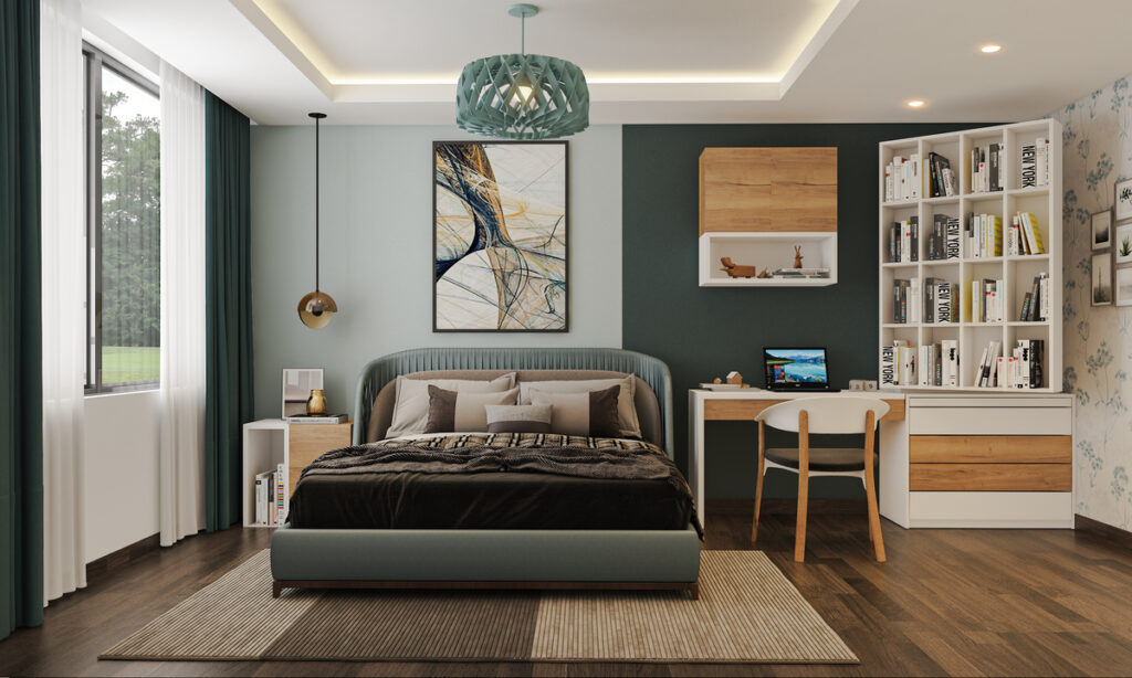 Luxury bedroom interior design trends, which include luxury fabrics
