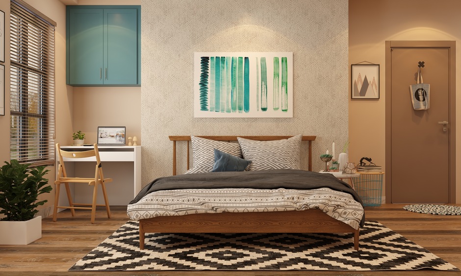Wooden platform design which has a natural texture and looks stylish