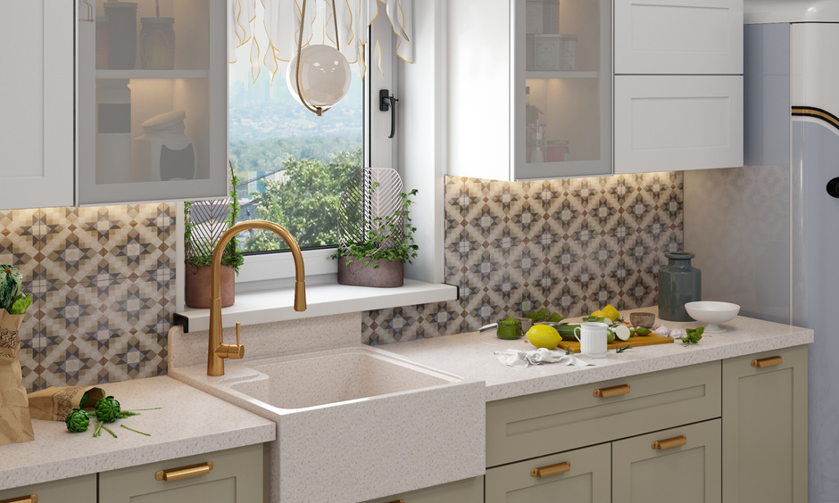 White quartz stone for your kitchen for a luxurious and clean look