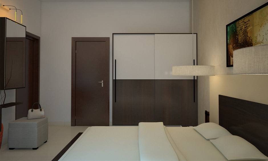Wooden profile handle for sliding wardrobe offers a charming touch of nature