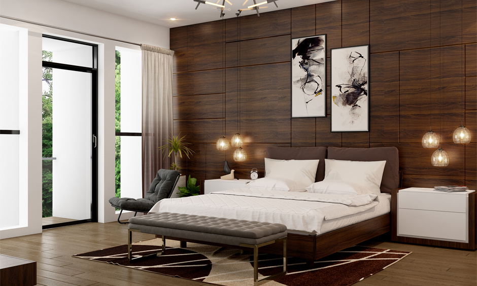 Sheesham wood furniture bed which looks quite elegant