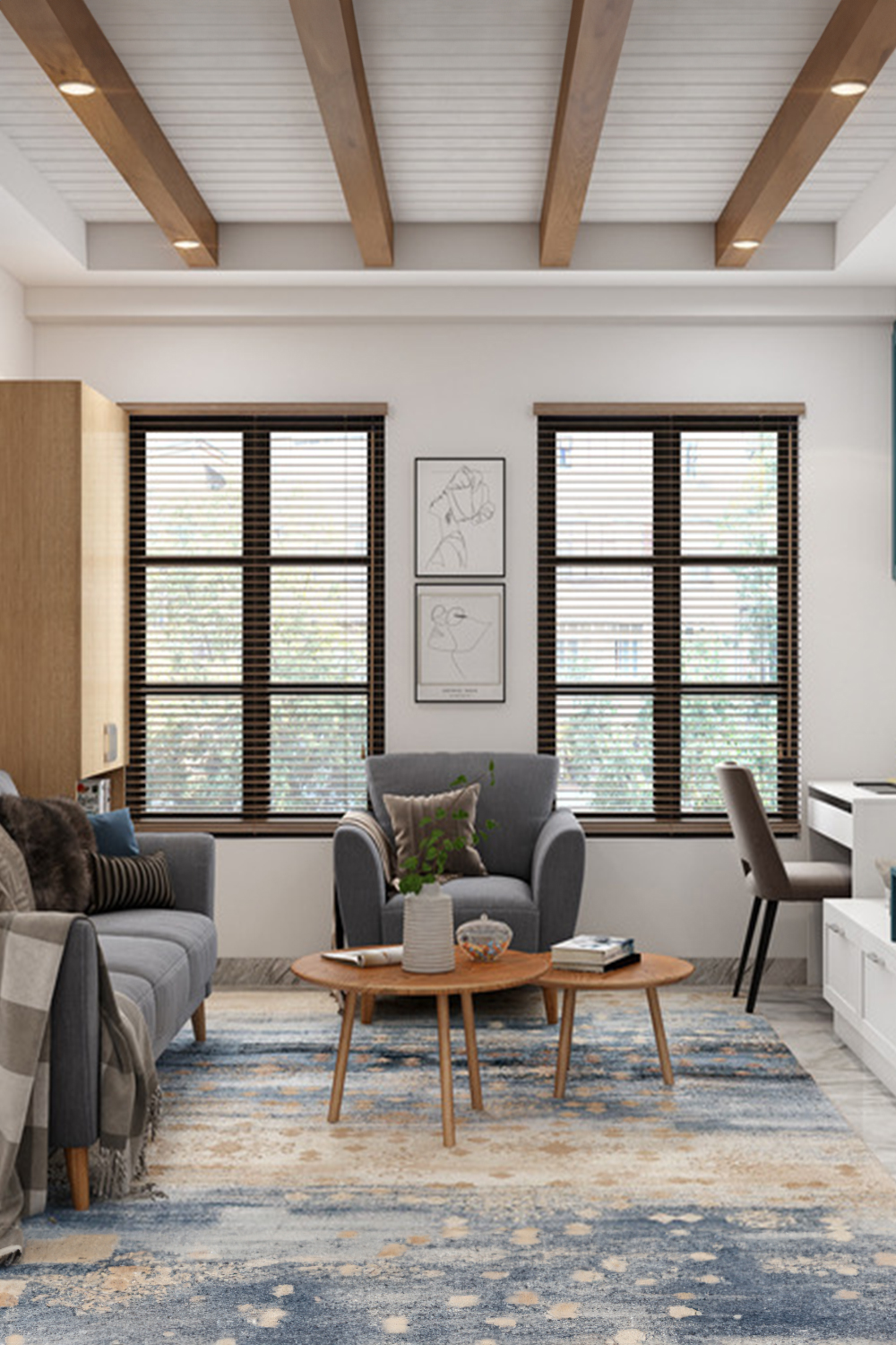 Fake Rafter Wooden Rafter False Ceiling