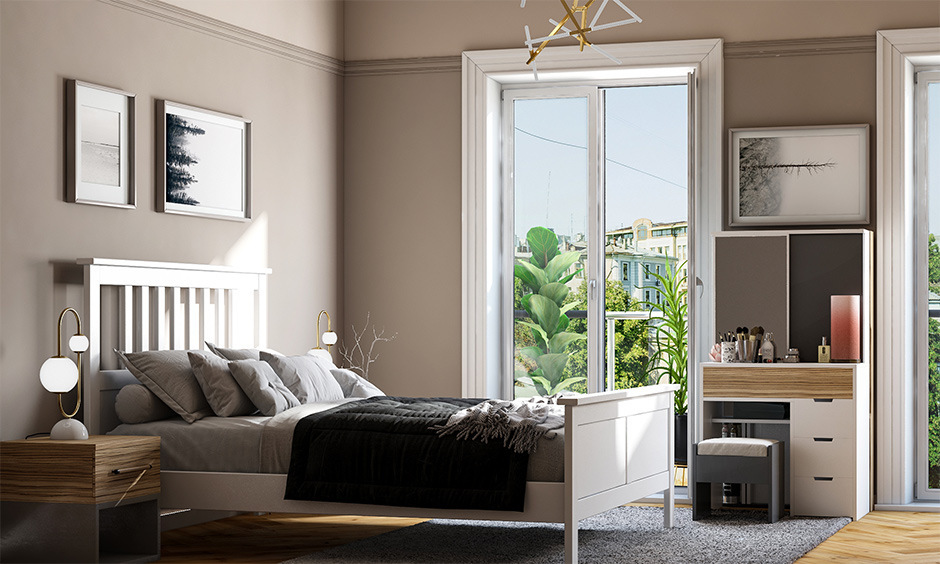 Modern master bedroom ideas with balcony for relaxation purpose