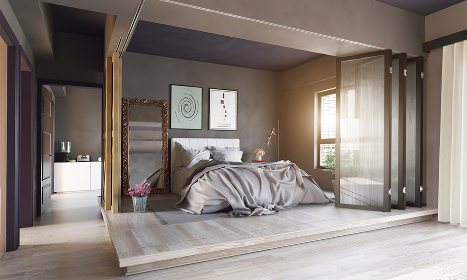 Modern master bedroom ideas for a small room, which is innovative