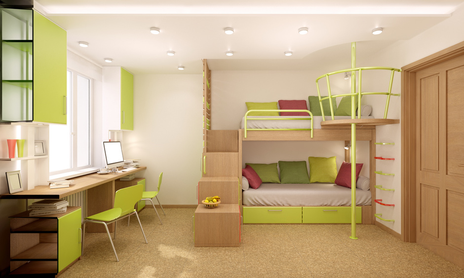 Customizable double deck bed designs which adds a personal touch to the room