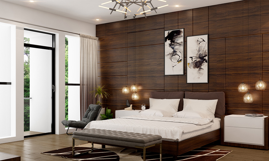 Hanging glass-painted art pieces, illuminating the room with vibrant colours and artistic flair