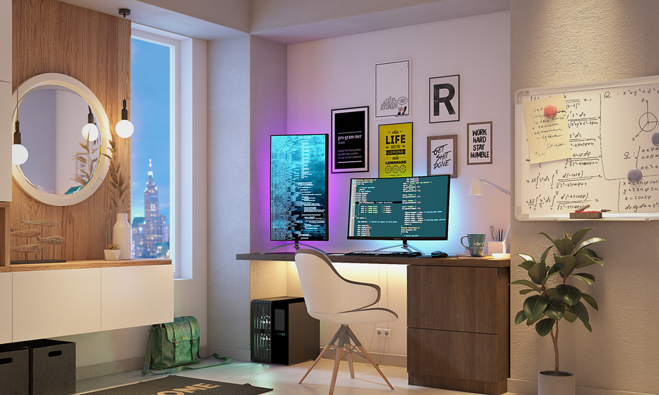 Wooden cabinets for home office which do not emit harmful chemicals