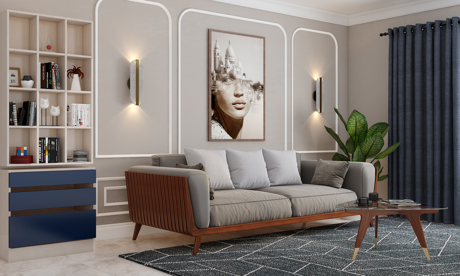 Mid-century wooden sofa designs for a retro vibe