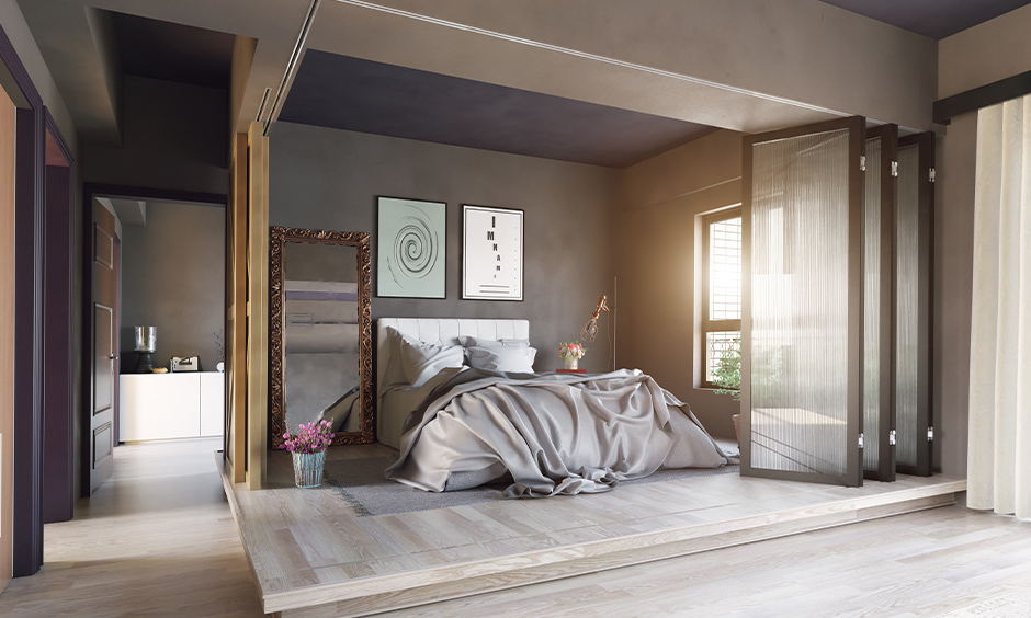 Sliding flush door design, space-saving and stylish for modern homes