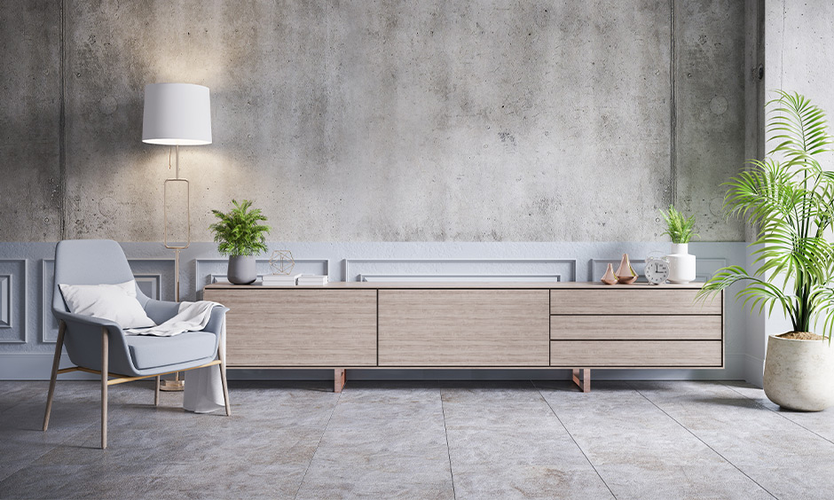 Cement floor and wall design texture to enhance the beauty of your home