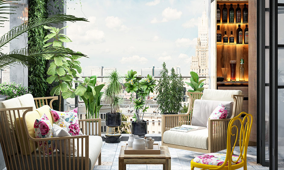 Small apartment balcony garden ideas for a natural vibe