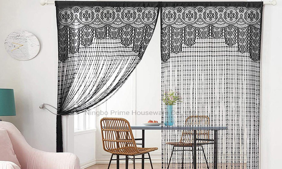 Doorstring type of curtain style