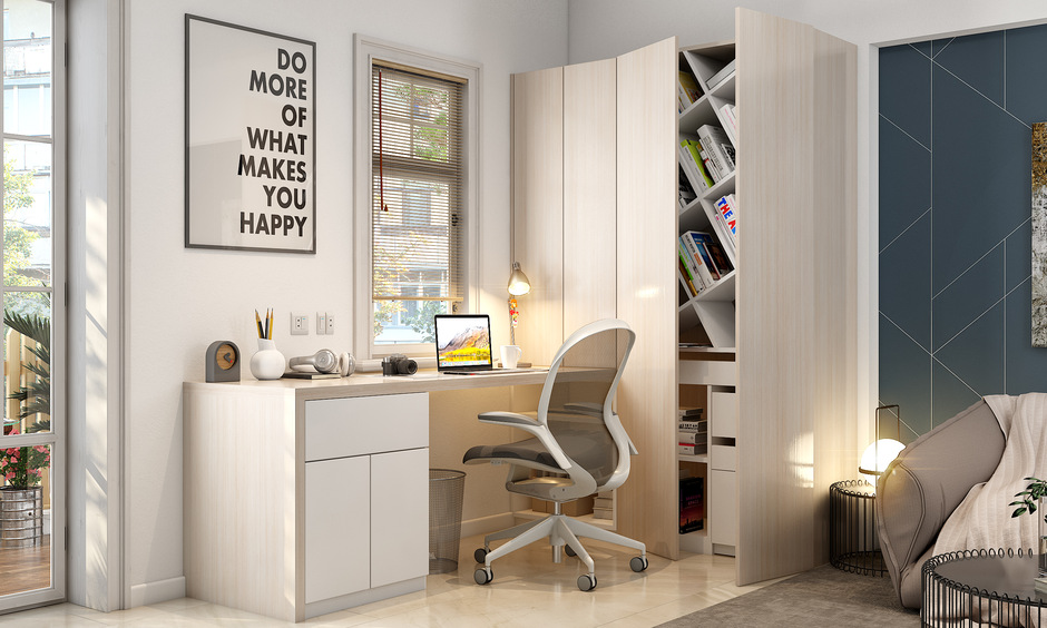 Quote wallpaper design for study room, which inspires productivity and creativity