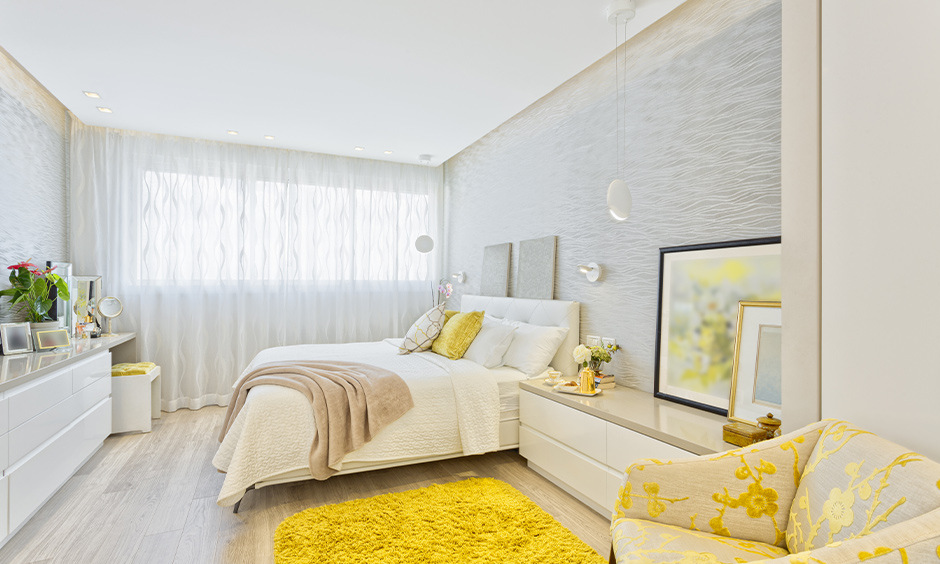 Transparent sheer type of curtain design offering minimal privacy
