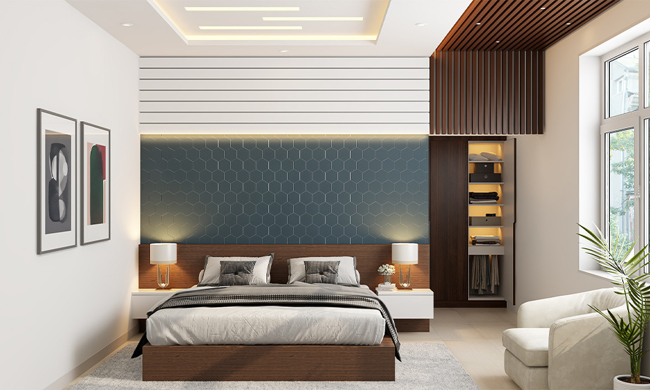 Simple pop ceiling design for bedroom, creating a tranquil haven