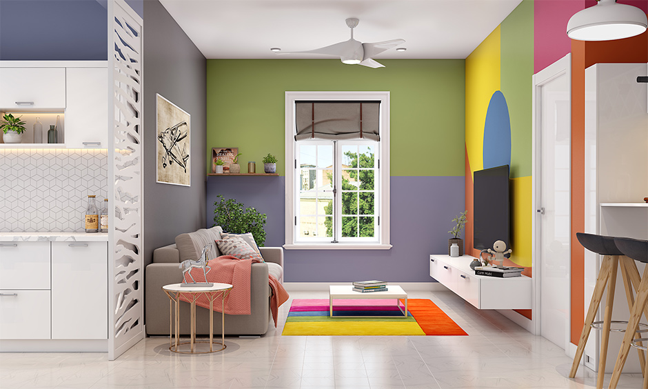 Modern hallway paint colours in bold tones and soft neutrals create a stylish and inviting space