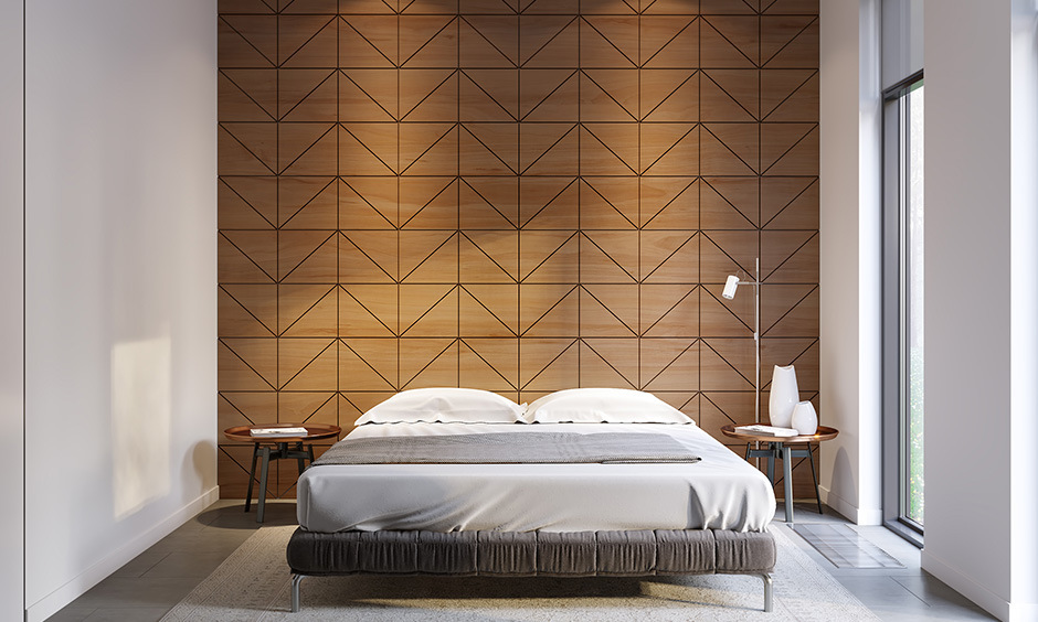 Modern interior wood walls adding warmth and beauty to the home