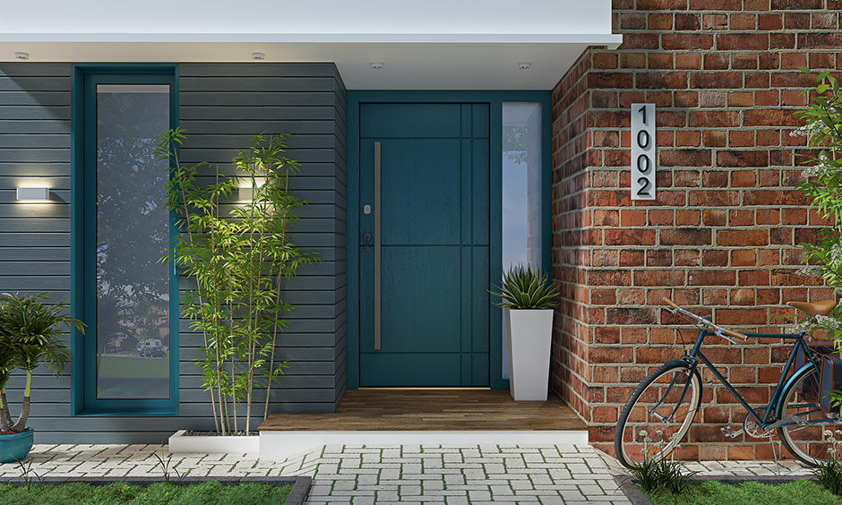 Modern wooden door handle with a chic pull design for versatility and enhanced durability