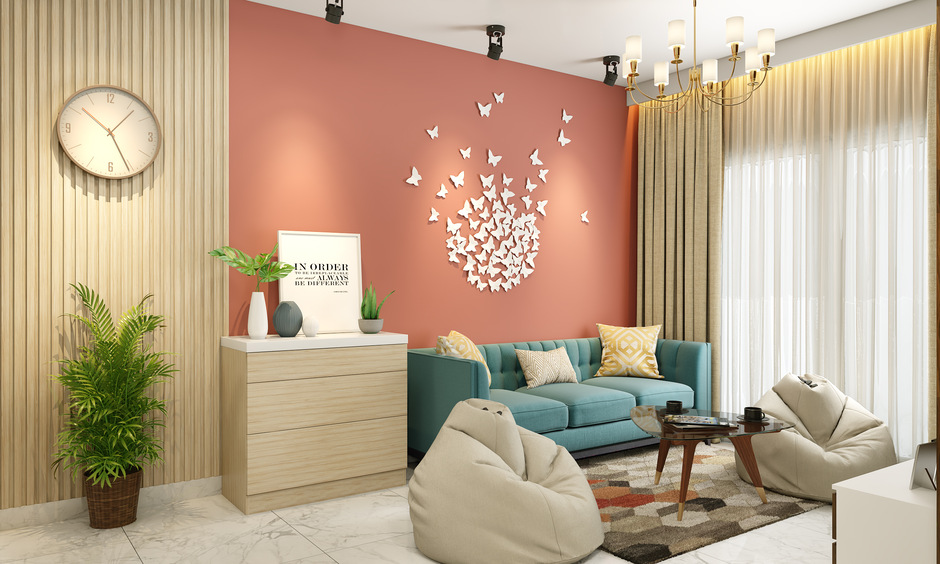 Sophisticated teapoy glass design, adding modernity to the living room decor