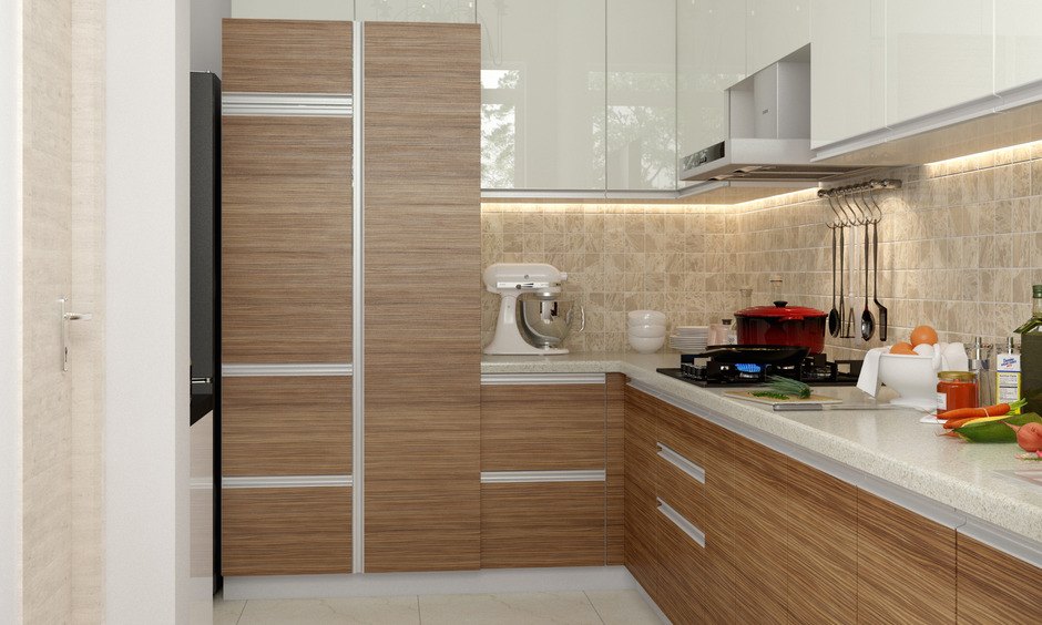 Ivory fantasy granite with soft beige base and light grey highlights for neutral, cosy interiors
