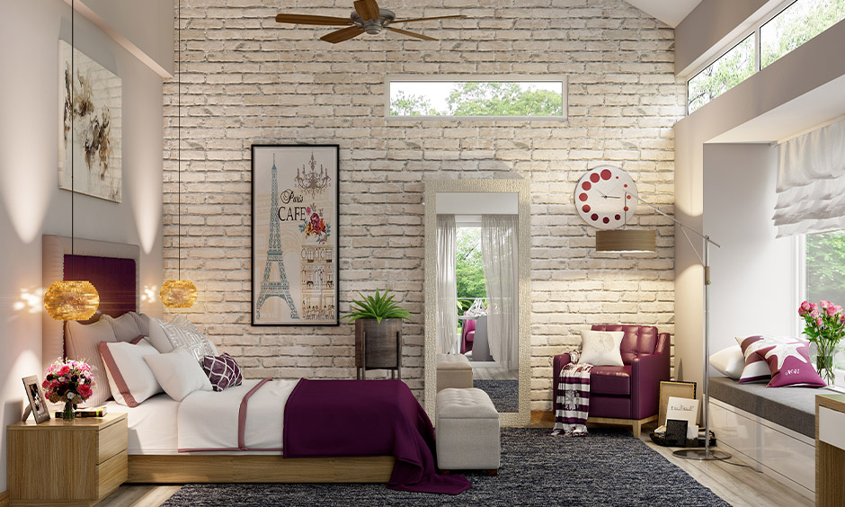 Wall Clock in Bedroom as per Vastu guidelines, placed on the north or east wall for positive energy and restful sleep.