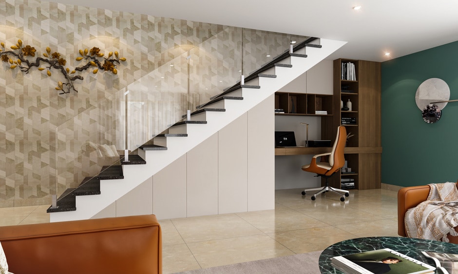 Glossy porcelain tiles for high-traffic areas