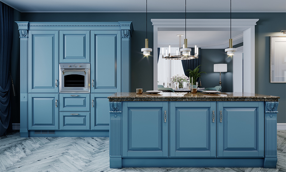 A contemporary Victorian interior design includes vintage decor and ornate brass accents.