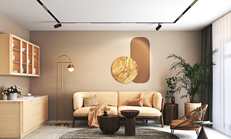 Contemporary sofa furniture in India emphasises clean lines and soft curves for a sleek aesthetic.
