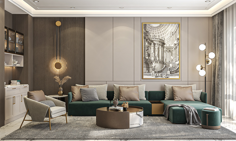 Modern furniture design in India embraces minimalism with earthy tones and elegant marble craftsmanship.